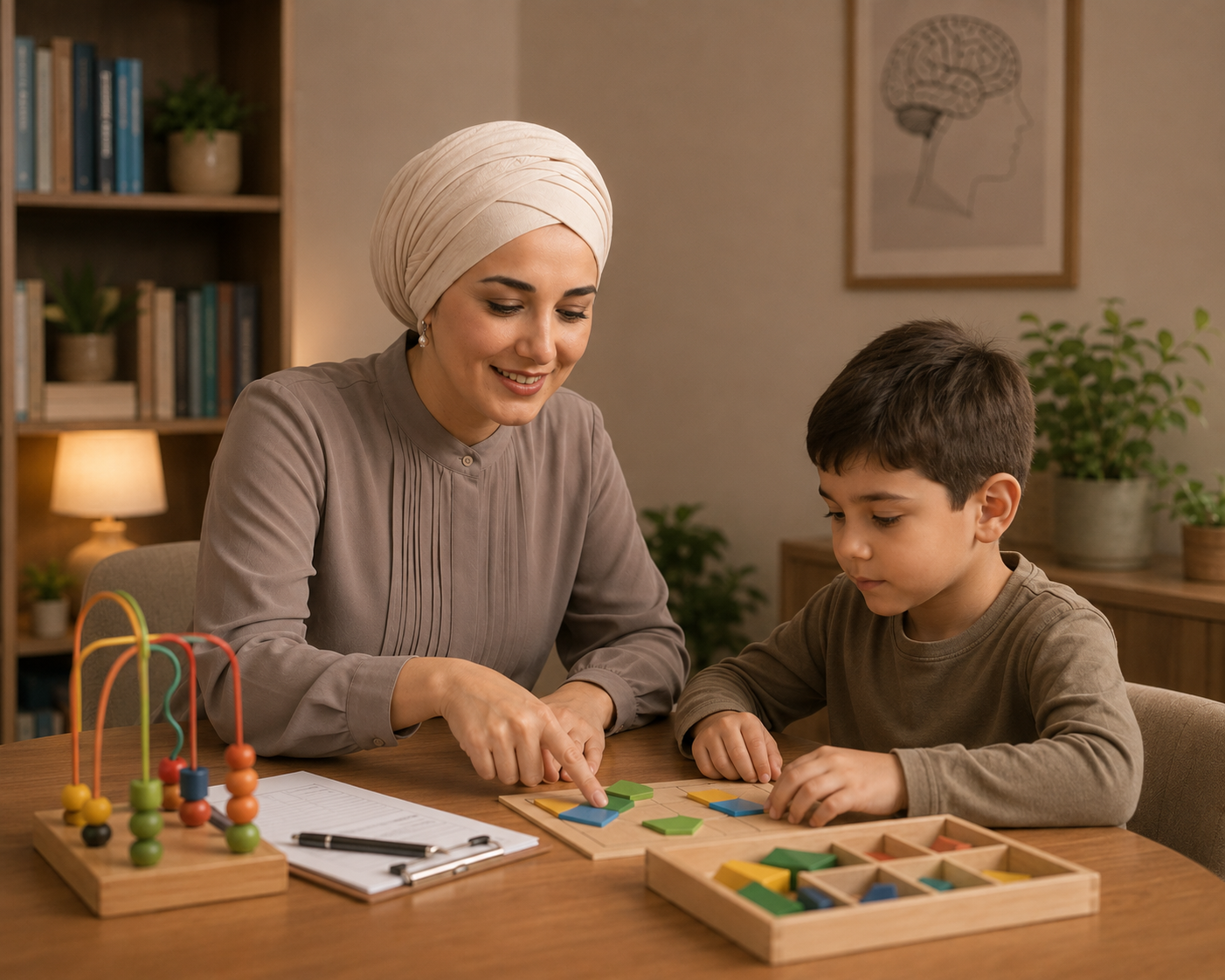 Aplicación de pruebas neuropsicológicas a niño — PerfilPsico